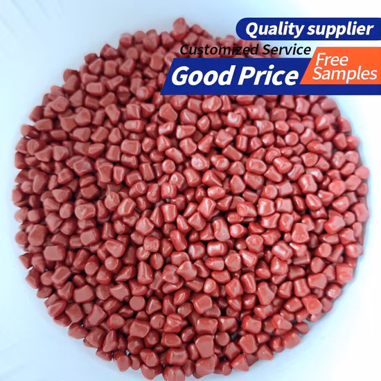 Red PE/PP/PS/ABS/Pet/PC Pigment Plastic Color Masterbatch Granules
